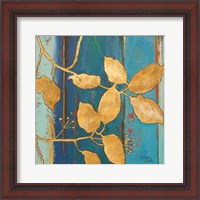 Framed 'Golden Blue II' border=