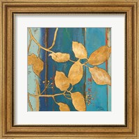 Framed Golden Blue II