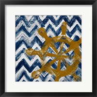 Framed Nautical Chevron II