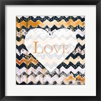 Framed 'Love Zig Zag' border=