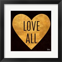 Love and Live I Framed Print