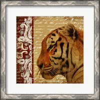 Framed 'Safari Script II' border=