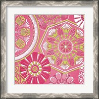 Framed 'Pink Bubblegum I' border=