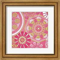 Framed 'Pink Bubblegum I' border=