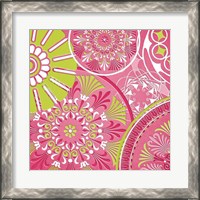 Framed 'Pink Bubblegum II' border=