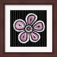 Framed 'Floral Sketch I' border=