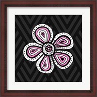 Framed 'Floral Sketch II' border=