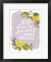 Framed Lemon Margarita