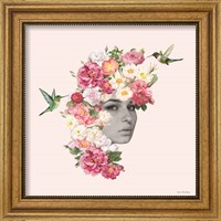 Framed 'Flower Girl I' border=