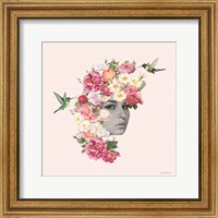 Framed 'Flower Girl I' border=