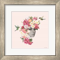 Framed 'Flower Girl I' border=