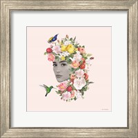 Framed 'Flower Girl II' border=