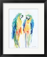 Colorful Parrots I Framed Print