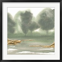 Framed 'Gold Earth VI' border=