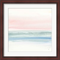 Framed 'Pink Fog II' border=