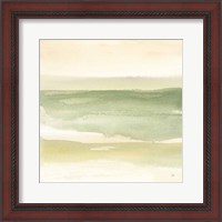 Framed 'Green Water II' border=