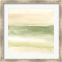 Framed 'Green Water I' border=