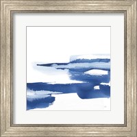 Framed 'Classic Blue VI' border=