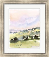 Framed 'Spring Hills II' border=