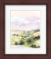 Framed 'Spring Hills I' border=