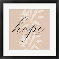 Framed 'Hope' border=