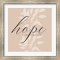 Framed 'Hope' border=