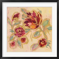 Gilded Loose Floral II Framed Print