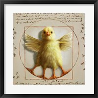 Framed Vitruvian Chick