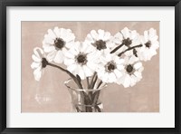 Framed Greige Floral