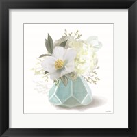 Framed Posies in Blue