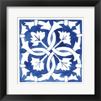 Framed 'Andalusian Tile III' border=