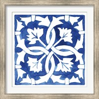 Framed 'Andalusian Tile III' border=