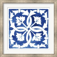 Framed 'Andalusian Tile III' border=