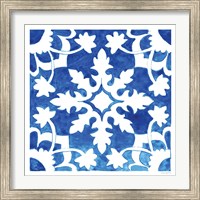 Framed 'Andalusian Tile II' border=