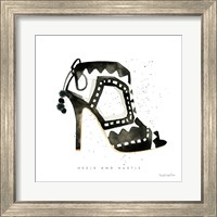 Framed 'Glitz and Glam V' border=