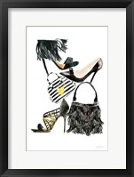 Glitz and Glam IV Framed Print