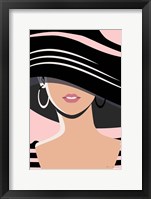 Beach Chic III Blush Framed Print