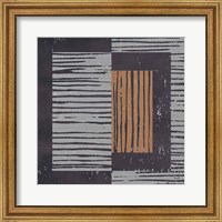 Framed 'Primitive II Gray' border=