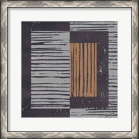 Framed 'Primitive II Gray' border=