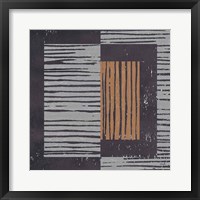 Framed 'Primitive II Gray' border=