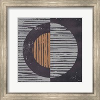 Framed 'Primitive I Gray' border=