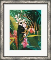 Framed 'Hidden Jungle I' border=