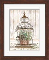 Framed Caged Beauty I