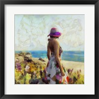 Morning Meadow Stroll II Framed Print