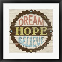 Seal of Hope Framed Print