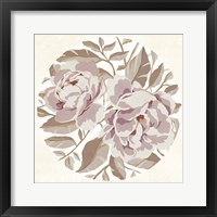 Framed 'Eye of Peony I' border=