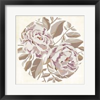 Framed 'Eye of Peony II' border=