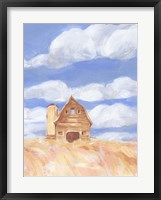 Framed Wheatfield Barn II