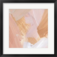 Framed 'Pink Vanilla IV' border=