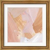 Framed 'Pink Vanilla IV' border=